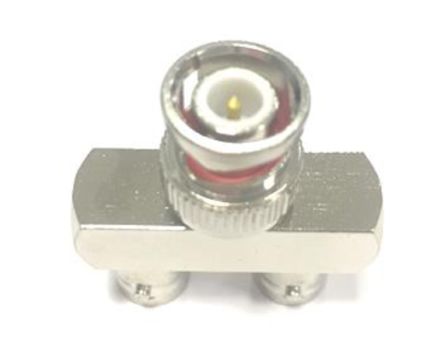 RS PRO Tee 50Ω Coaxial Adapter BNC Plug Plug to BNC Socket 4GHz [0]; 217-7793
