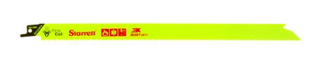 Starrett, 10/14 Teeth Per Inch 300mm Cutting Length Reciprocating Saw Blade, Pack of 5 [BR121014-5]; 218-0872