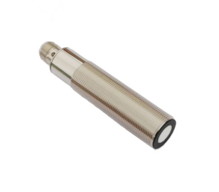 RS PRO Ultrasonic Threaded Barrel Proximity Sensor, M18, 1 m Detection, PNP NO/NC, 10 → 30 V dc [0]; 218-1165