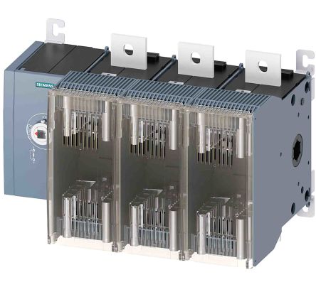 Siemens Fuse Switch Disconnector, 3 Pole, 800A Max Current [3KF5380-0LF11]; 218-3281