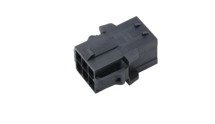 Molex, 172767 Plug Connector Housing, 4.2mm Pitch, 6 Way, 2 Row [172767-3006]; 218-6231