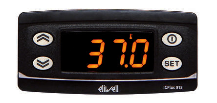 Eliwell ICPlus 915 Panel Mount Controller, 74mm 2 Input, 2 Output Relay, 230 V Supply Voltage ON/OFF [IC PLUS 915-V/I-230V]; 219-1941