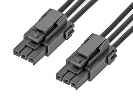 Molex 3 Way Female Ultra-Fit to 3 Way Female Ultra-Fit Wire to Board Cable, 600mm [217465-1033]; 219-2995