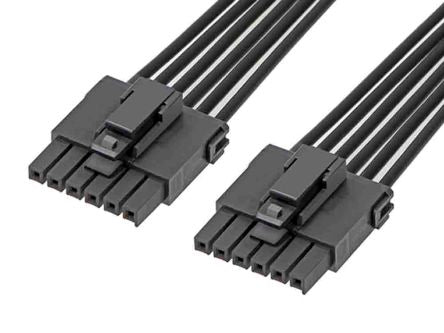 Molex 6 Way Female Ultra-Fit to 6 Way Female Ultra-Fit Wire to Board Cable, 600mm [217465-1063]; 219-3005