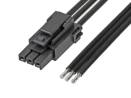 Molex 3 Way Female Ultra-Fit Unterminated Wire to Board Cable, 600mm [217466-1033]; 219-3014