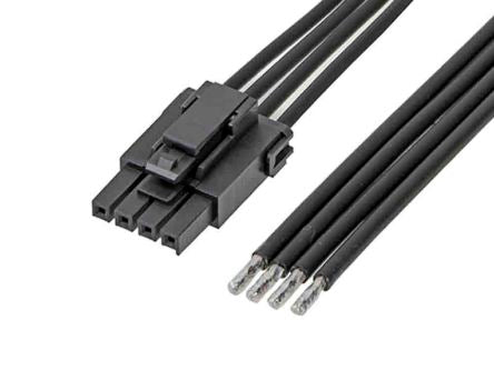Molex 4 Way Female Ultra-Fit Unterminated Wire to Board Cable, 150mm [217466-1041]; 219-3015