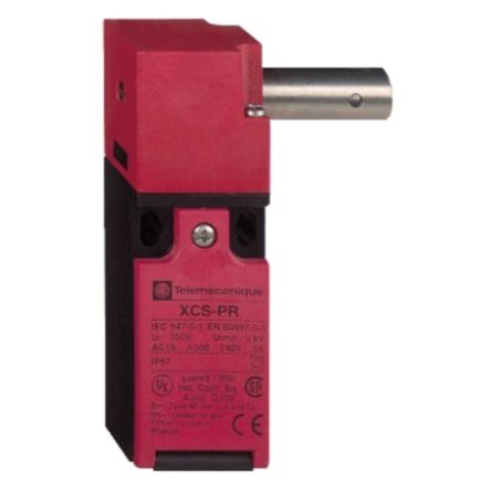 Telemecanique Sensors Preventa Safety Detection Safety Interlock Switch, 2NC/1NO, Keyed, Plastic, Solenoid Lock [XCSPR952]; 219-9207