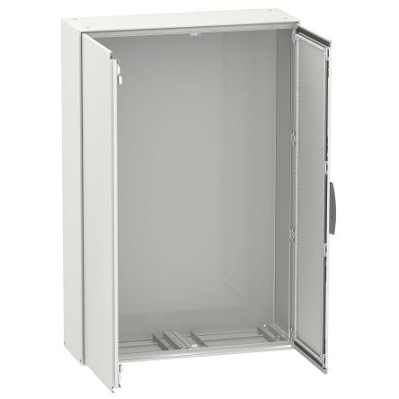 Schneider Electric NSY Series Lockable RAL 7035 Double Door, 1600mm H, 1.2m W for Use with Enclosure [NSYSMD16122D]; 219-9604