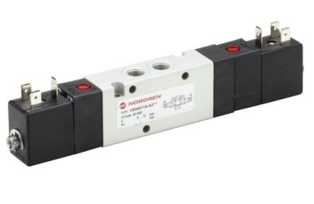 Norgren APB Pneumatic Solenoid Valve - Solenoid/Solenoid G 1/8 V60 Series [V60A611A-A313J]; 220-4185