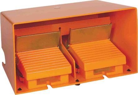 Schneider Electric Industrial Duty Momentary On-Off Foot Switch - Metal Case Material, 4NC+4NO, 3 A, 270 mA Contact [XPER5110D]; 220-5258