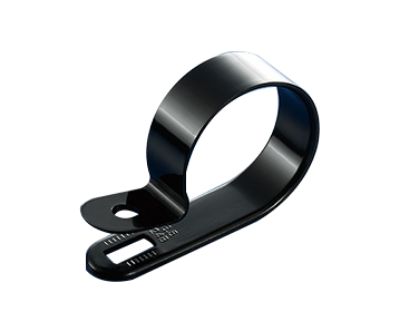 RS PRO 12.7mm Black, Nylon 66 P Clip [0]; 220-9404
