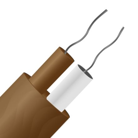 RS PRO Type T Thermocouple Cable/Wire, 100m, Unscreened, PTFE Insulation, +260°C Max, 7/0.2mm [0]; 220-9476