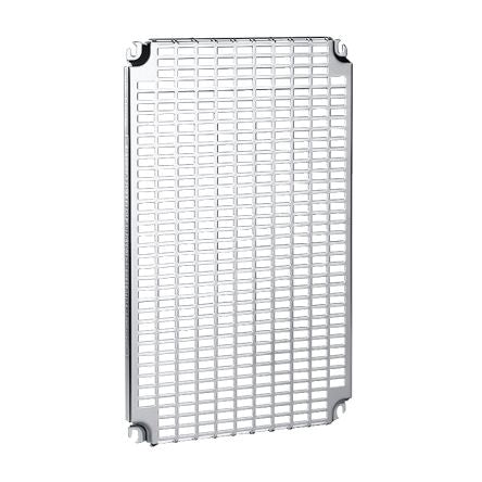 Schneider Electric PanelSeT Series Perforated Mounting Plate, 551mm H, 750mm W, 15mm L for Use with CRN, S3X, Spacial [NSYMR68]; 221-0737