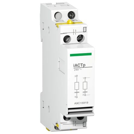 Schneider Electric Auxiliary Contact, DIN Rail Mount, Acti 9 Iactp [A9C15920]; 221-1099