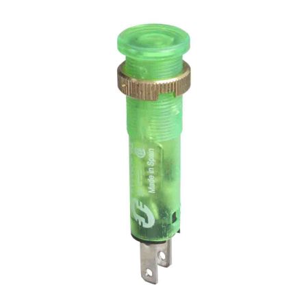 Schneider Electric, Harmony XVL Green LED Pilot Light, 8mm Cutout, IP40, IP65, 48V [XVLA243]; 221-1936