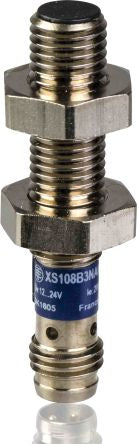 Telemecanique Sensors Inductive Threaded Barrel Proximity Sensor, M8, 1.5 mm Detection, PNP NC, 12 → 24 V dc [XS508B1PBM8]; 221-2963