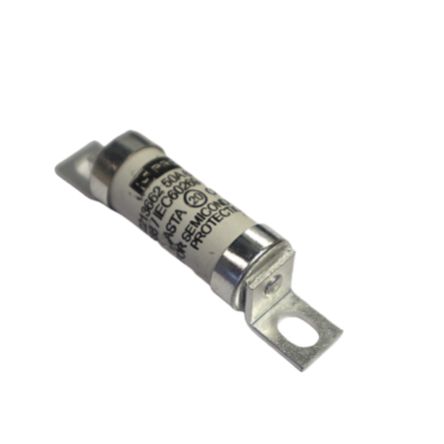 RS PRO 50A Bolted Tag Fuse, 350 V dc, 690V ac, 63.5mm [0]; 221-3663