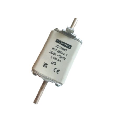 RS PRO 200A NH Fuse, NH1, 415V ac [0]; 221-3687