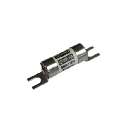 RS PRO 10A Slotted Tag Fuse, A1, 250 V dc, 415V ac, 44.5mm [0]; 221-3692