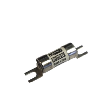 RS PRO 6A Slotted Tag Fuse, A1, 250 V dc, 415V ac, 44.5mm [0]; 221-3702