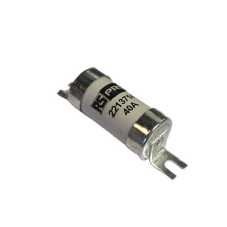 RS PRO 40A Bolted Tag Fuse, A3, 250 V dc, 690V ac, 73mm [0]; 221-3715