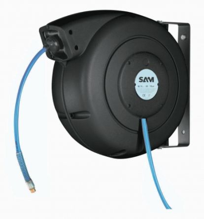 SAM Wall Mounted 15m Air Hose Reel, 10mm Inner Diameter [ENR-A10]; 221-6023