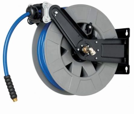 SAM Wall Mounted 15m Air Hose Reel, 10mm Inner Diameter [ENR-AC10-18]; 221-6025