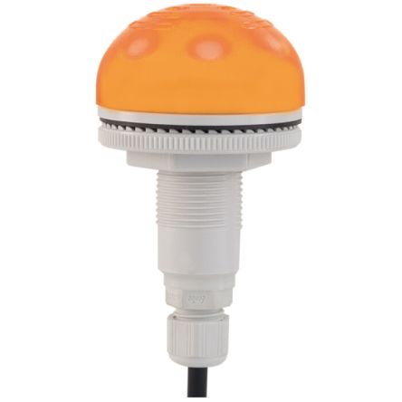 RS PRO Amber Sounder Beacon, 12 V ac/dc, 24 V ac/dc, IP65, Panel Mount [0]; 222-2439
