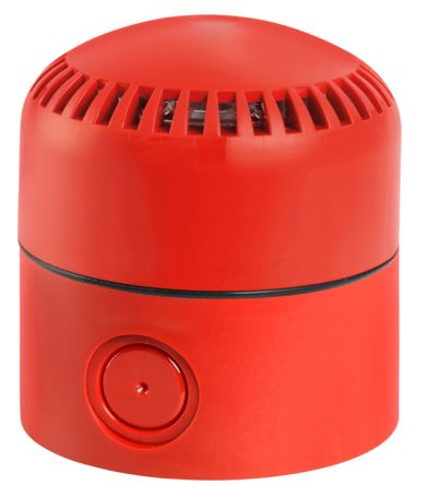 RS PRO Screw Electronic Sounder, 120 V ac, 240 V ac, 115dB at 1 m, IP65, 64-Tone [0]; 222-2455
