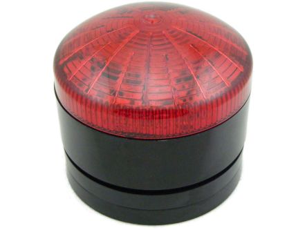 RS PRO Red Multiple Effect Beacon, 12 V ac/dc, 24 V ac/dc, Panel or Surface Mount, LED Bulb, IP65 [0]; 222-2471