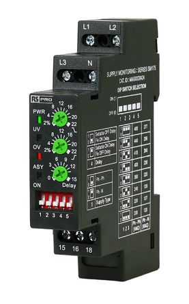 RS PRO Phase Monitoring Relay, 3 Phase, SPDT, DIN Rail [0]; 223-7791