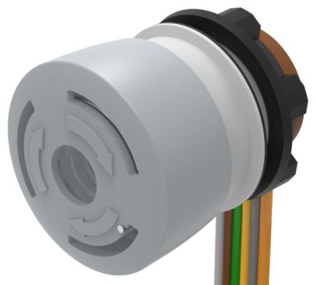 EAO Illuminated Push Button Switch, Latching, Panel Mount, DPST, 30V [84-6841.2B40]; 223-7985