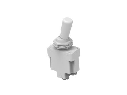 TE Connectivity Toggle Switch, Through Hole Mount, (On)-Off, SPST, Screw Terminal [08-1-1-12]; 223-8087