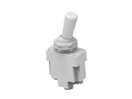 TE Connectivity Toggle Switch, Through Hole Mount, On-(On), SPDT, Screw Terminal [08-1-1-14]; 223-8090