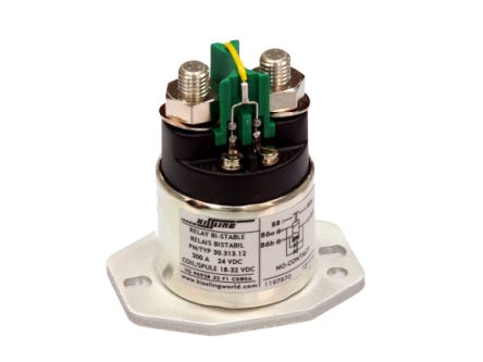 TE Connectivity Surface Mount Non-Latching Relay, 24V dc Coil, 300A Switching Current, SPST [30-313-12]; 223-8129