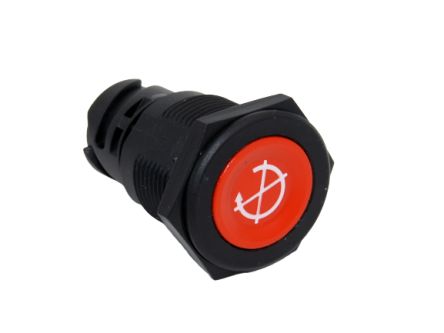 TE Connectivity Push Button Switch, Momentary, Through Hole, 3PDT, 32V [TS-221-RT41]; 223-8177