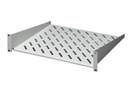 Rittal Black Shelf, 2U, 25kg Load, 482.6mm x 250mm [7119250]; 223-9867