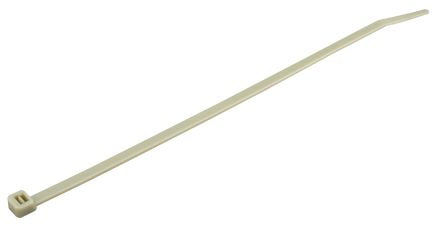 RS PRO Cable Tie, 203mm x 4.6 mm, Grey Nylon, Pk-100 [0]; 224-3129