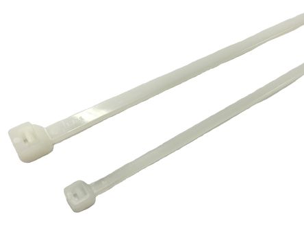 RS PRO Cable Tie, 610mm x 7.6 mm, Natural Nylon, Pk-50 [0]; 224-3171