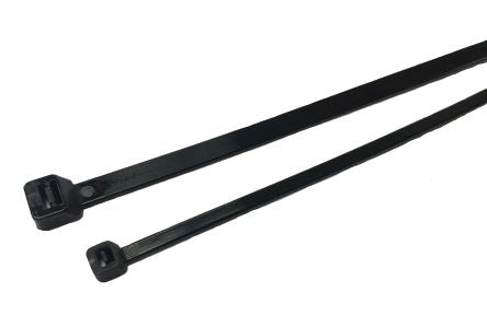 RS PRO Cable Tie, 940mm x 9 mm, Black Nylon, Pk-25 [0]; 224-3174