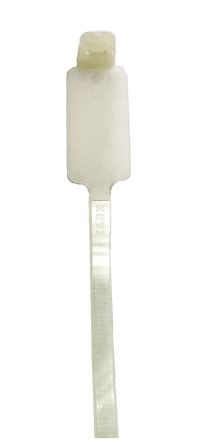 RS PRO Cable Tie, 370mm x 4.8 mm, Natural Nylon, Pk-100 [0]; 224-3183