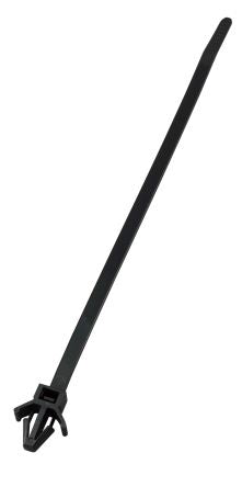 RS PRO Cable Tie, 170mm x 4.8 mm, Black Nylon, Pk-100 [0]; 224-3188