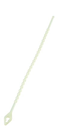RS PRO Cable Tie, 150mm x 2.9 mm, Natural Nylon, Pk-100 [0]; 224-3199