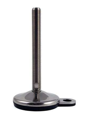 RS PRO M16 80mm Dia. Rubber Adjustable Foot, 1000kg Static Load Capacity 10° Tilt Angle [0]; 224-5799