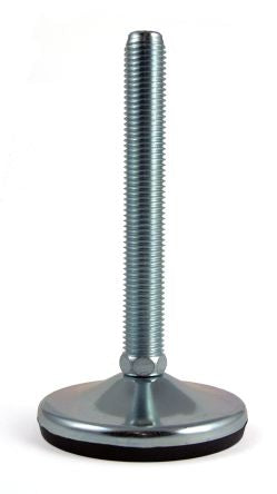 RS PRO M20 120mm Dia. Rubber Adjustable Foot, 3000kg Static Load Capacity 10° Tilt Angle [0]; 224-5809