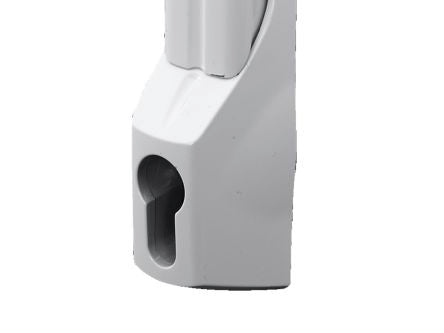 Rittal Zinc Handle for Use with 3 – 15 U, Enclosure EL 3-Part [7705120]; 224-7151