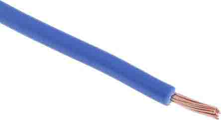 RS PRO Blue 2.5mm² Hook Up Wire, 14 AWG, 50/0.25 mm, 305m, PVC TI3 Insulation [0]; 225-2155