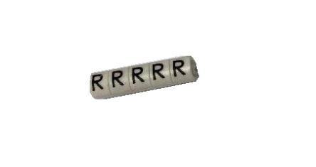 RS PRO Slide On Cable Marker, Black on White, Pre-printed "R", 3 → 4.2mm Cable [0]; 225-2173