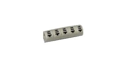 RS PRO Slide On Cable Marker, Black on White, Pre-printed "Earth", 3 → 4.2mm Cable [0]; 225-2177