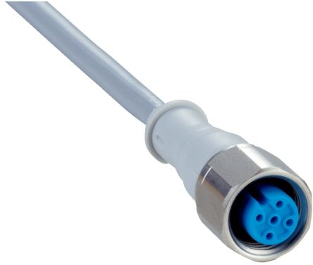 SICK Female 4 way M12 to Unterminated Sensor Actuator Cable, 10m [DOL-1204-G10MNI]; 225-2962